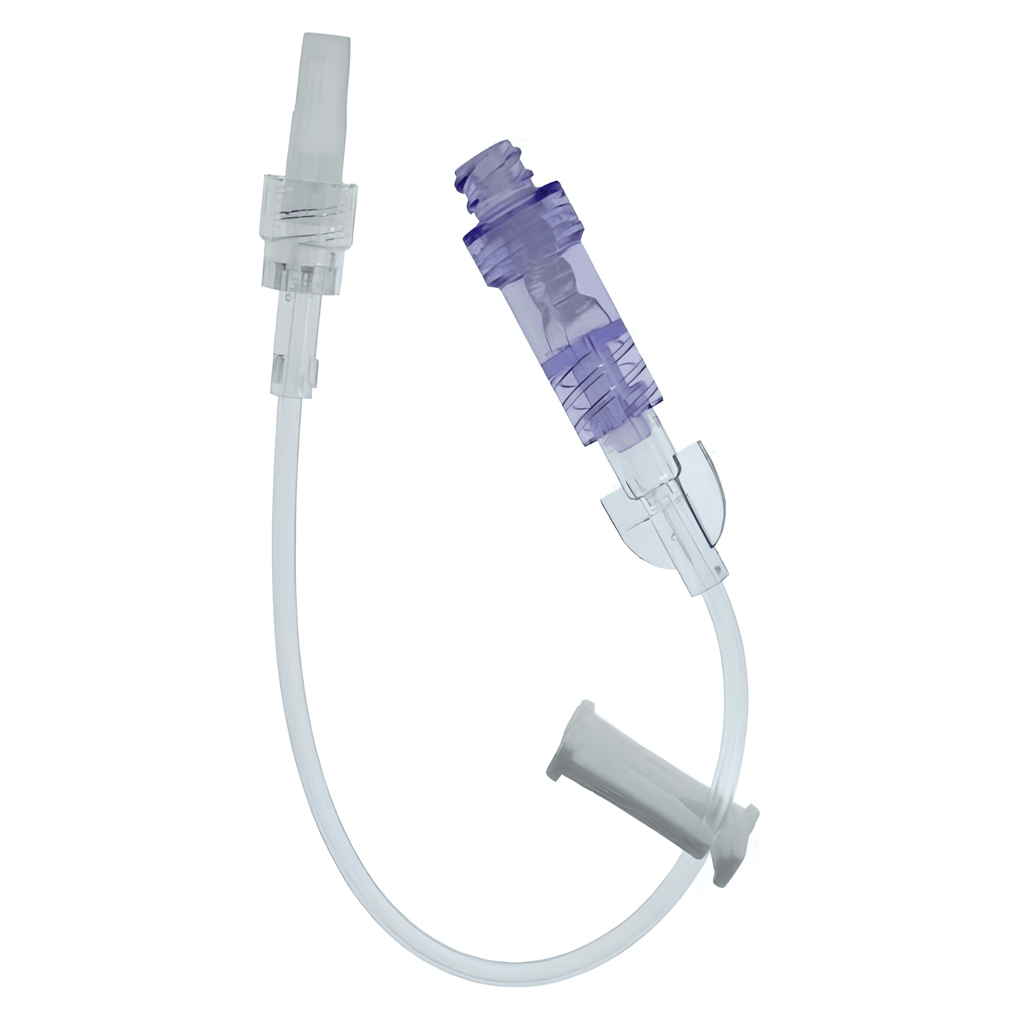IV Extension Administration Set 8" Tubing PVC Tubing Slide Clamp