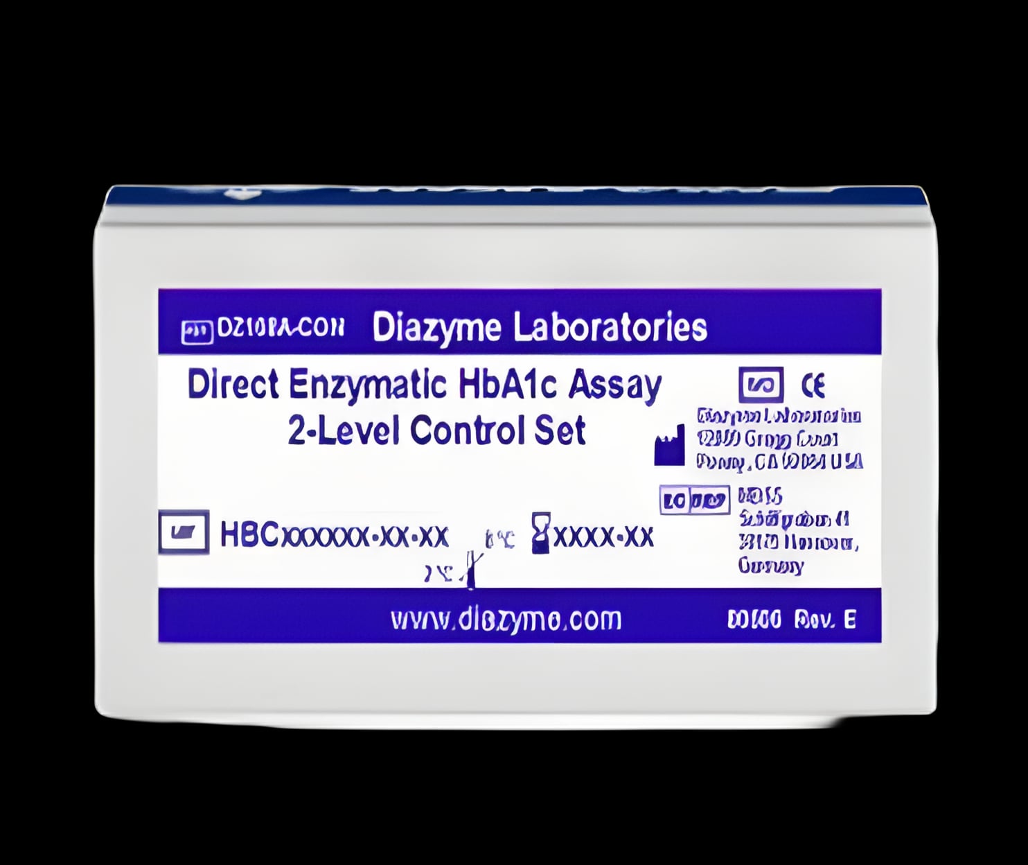 Diabetes Management Test Control Set Diazyme Direct Hemoglobin A1c (HbA1c) Level 1, 2 2 X 0.5 mL
