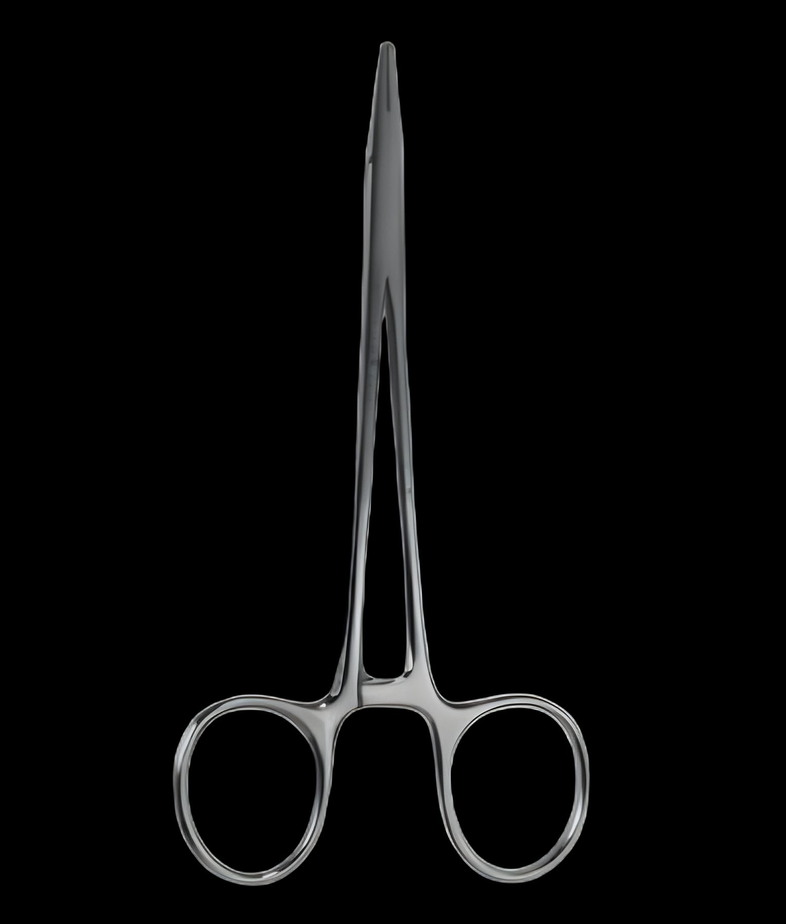 Needle Holder Snowden-Pencer™ Diamond-Jaw 5 Inch Length Straight Delicate Jaws, Working End Sharpness, with 4,000 Teeth per Square Inch Finger Ring Handle