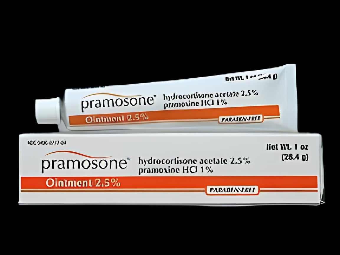 Pramosone® Hydrocortisone Acetate / Pramoxine HCl 2.5% - 1% Ointment Tube 1 oz. - 00496077704