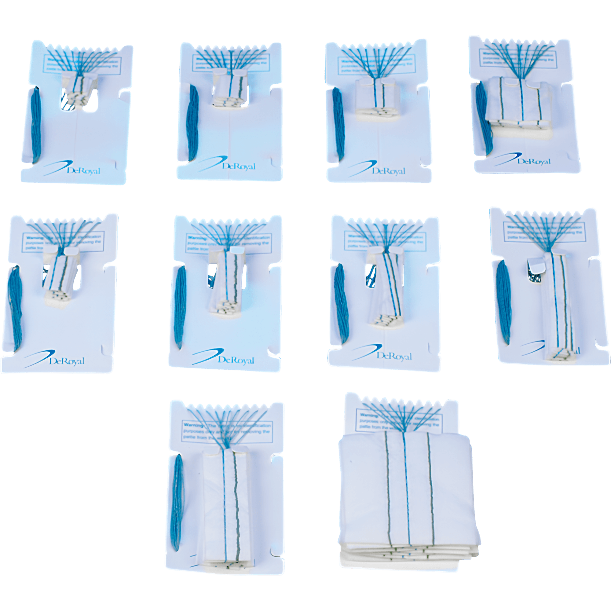 Surgical Neuro Sponge X-Ray Detectable Rayon 3/4 X 3 Inch 10 Count Pack Sterile