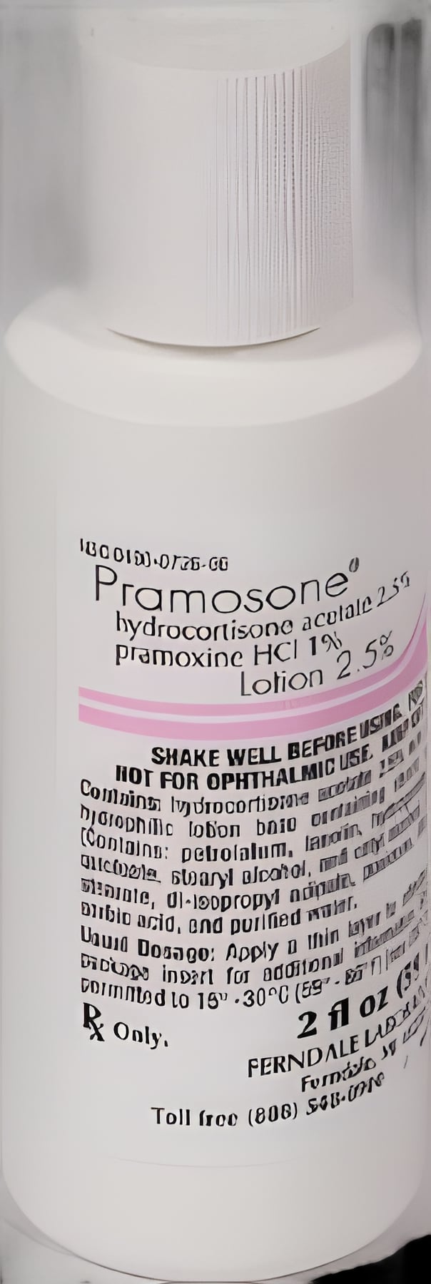 Pramosone® Lotion 2 oz - Hydrocortisone Acetate 2.5% / Pramoxine HCl 1% for Inflammation and Itch Relief
