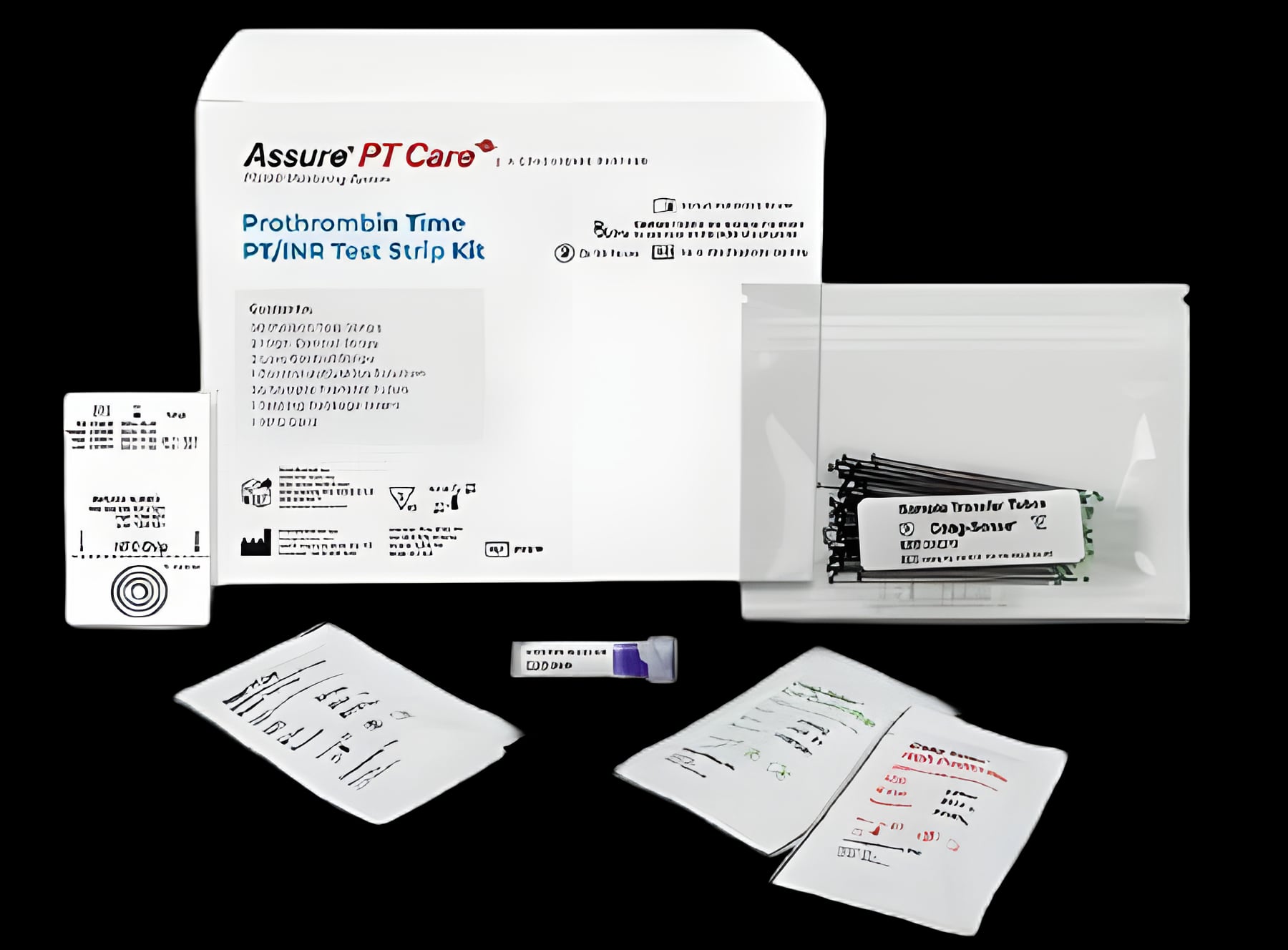 Coagulation Test Kit Assure® PT Care Prothrombin Time Test (PT/INR) 50 Tests CLIA Waived