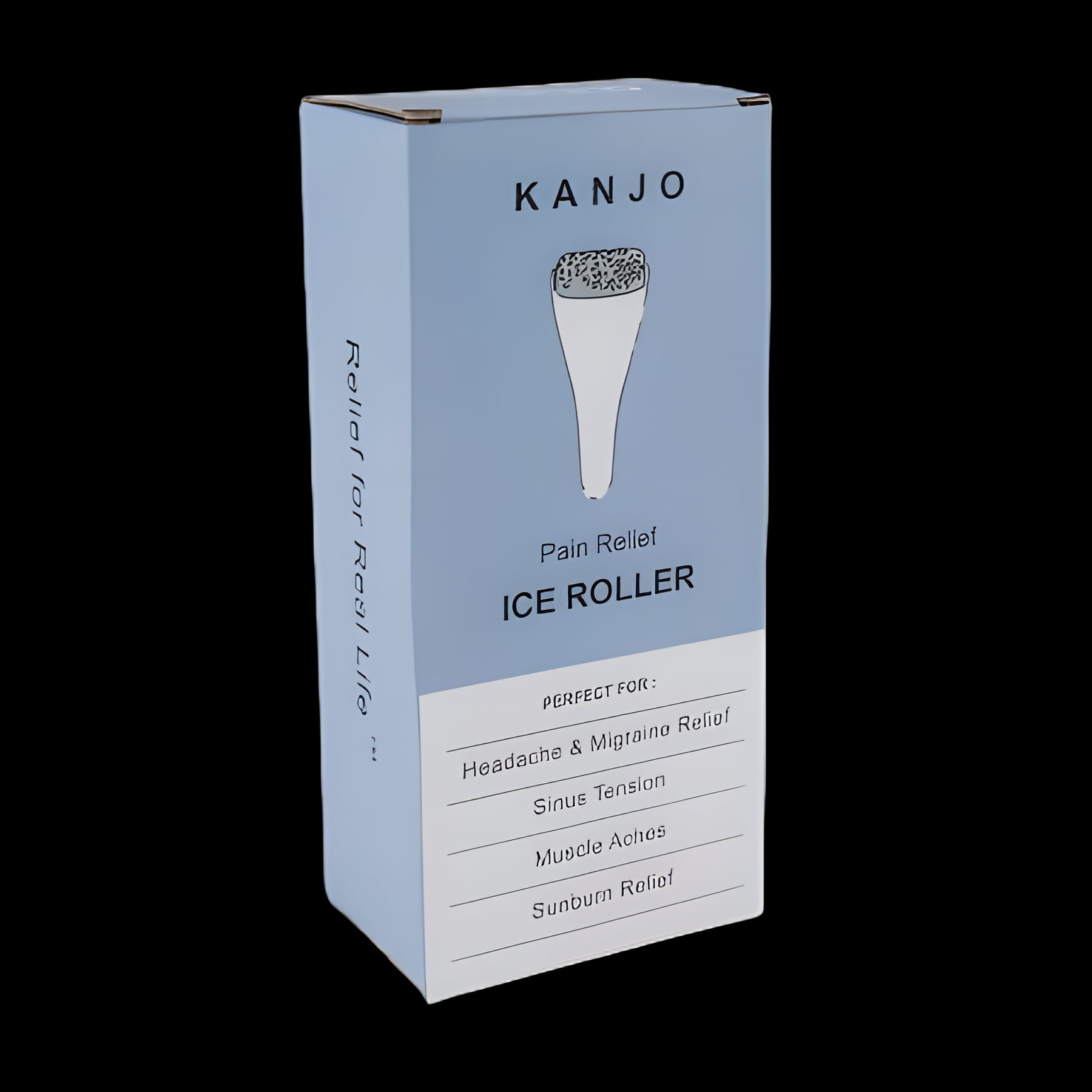 Ice Therapy Massager Kanjo Facial 2-1/2 X 3-1/2 X 7-1/2 Inch Reusable