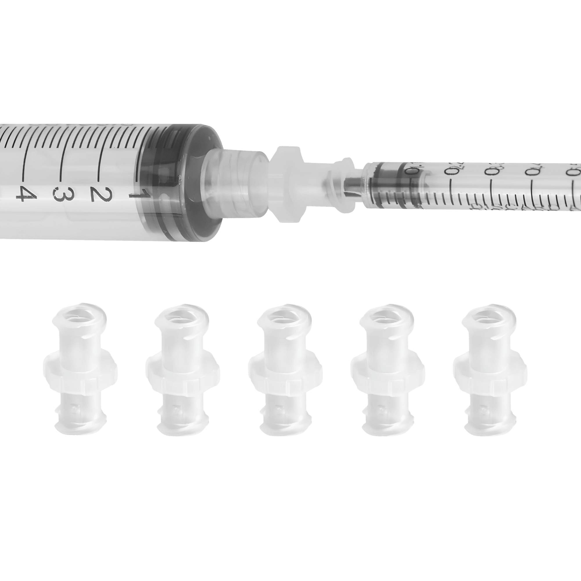 Luer Lock Connector Non-Sterile, Disposable, Female-Female Luer Lock
