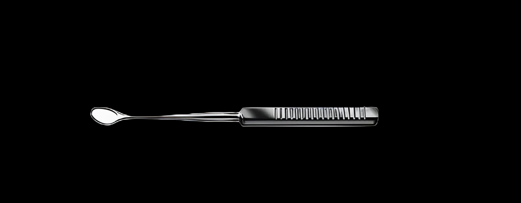 Scleral Depressor Storz® Flynn 3-2/5 Inch Length Flat Serrated Handle with Lens Loop Tip Surgical Grade