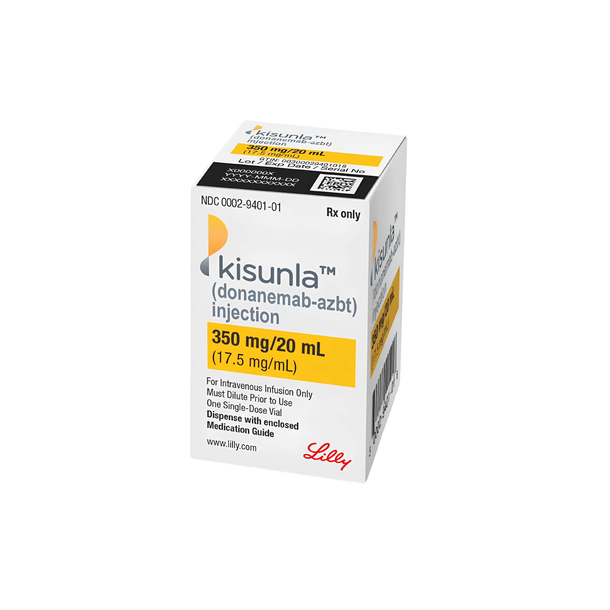 KISUNLA 350 MG / 20 ML, SDV