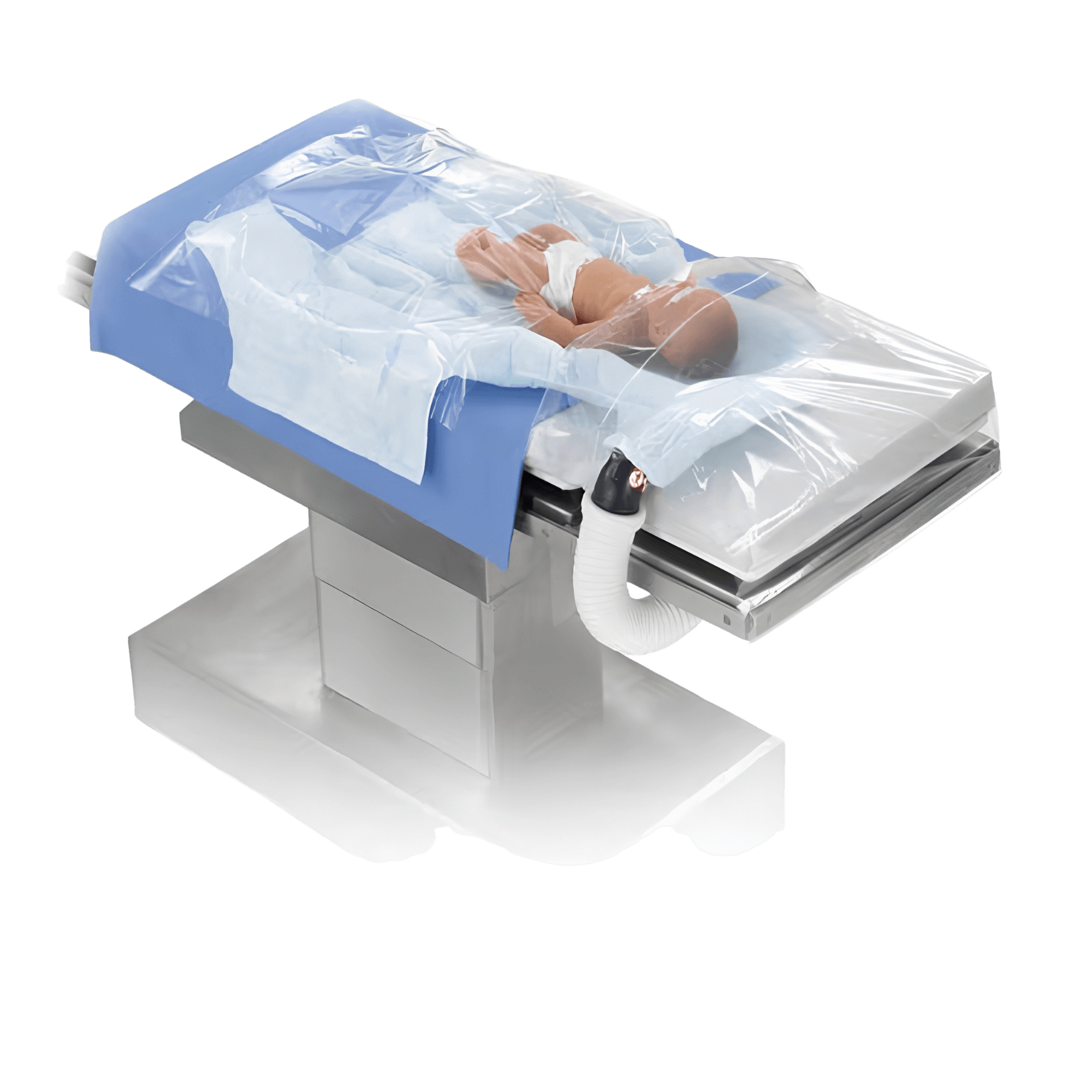 Forced Air Warming Blanket 3M™ Bair Hugger™ 33.07 X 35.83 Inch White Nonwoven Polypropylene