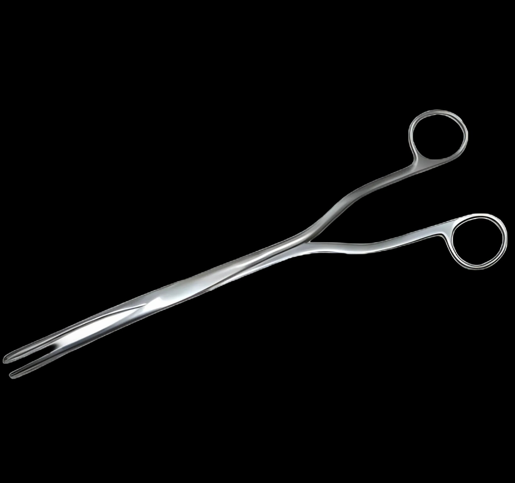MedGyn Ovum Forceps Hern-Van-Lyth 9.5 Inch Curved Fine Teeth