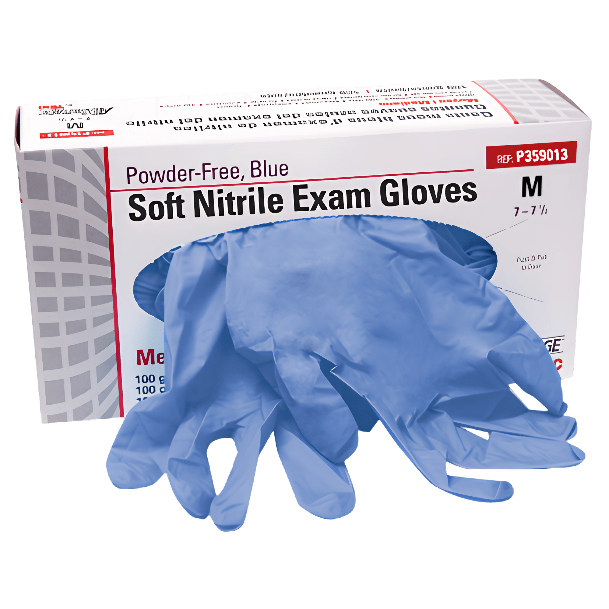 Soft Nitrile Exam Glove, Blue, 200 count, X-Small
