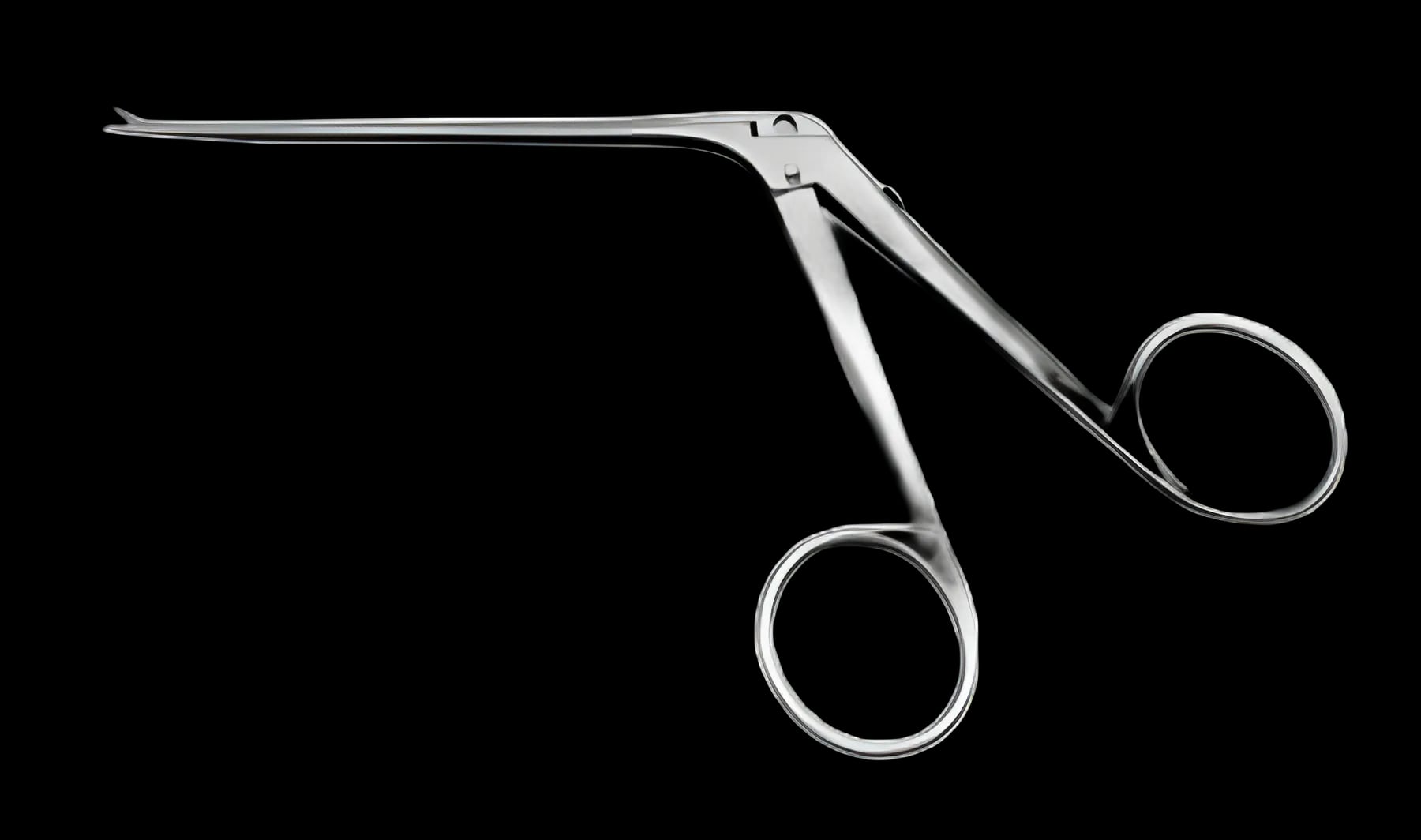 Ear Forceps Storz® House-Miniature 134 mm Stainless Steel NonSterile Finger Ring Handle Straight Extremely Delicate, 4 mm Fine Serrated Jaws - X0241