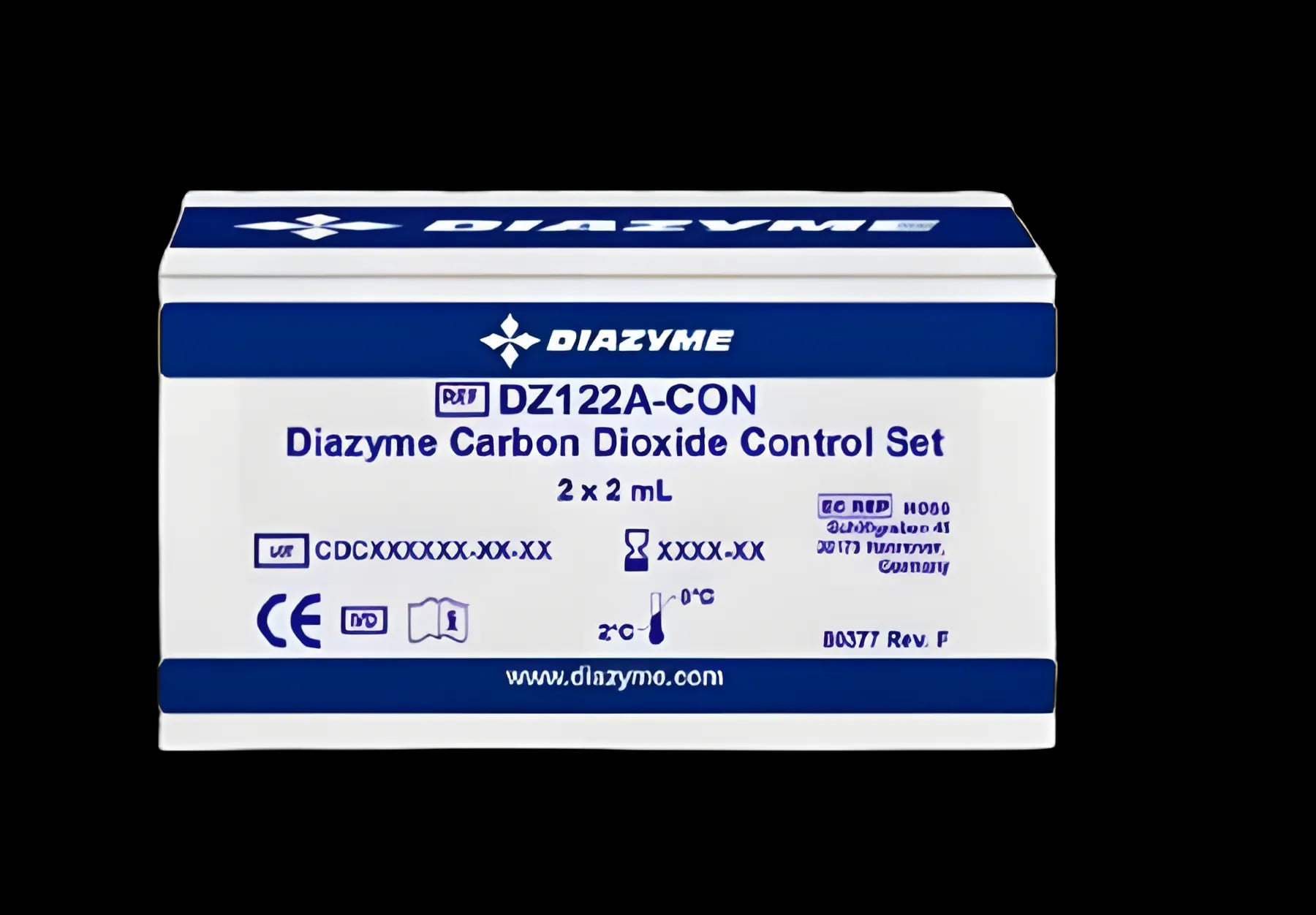 Electrolyte Control Set Diazyme Carbon Dioxide (CO2) Level 1, 2 2 X 2 mL
