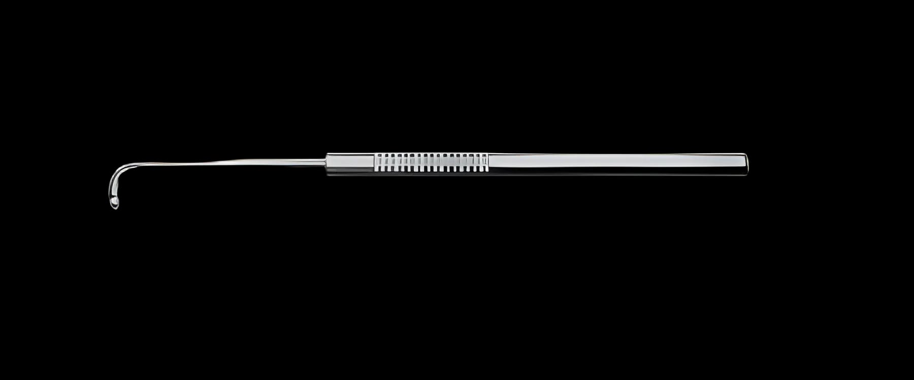 Retinal Detachment Hook Storz® Gass 1.5 mm Oval Hole X 5-3/5 Inch Length Stainless Steel NonSterile Reusable