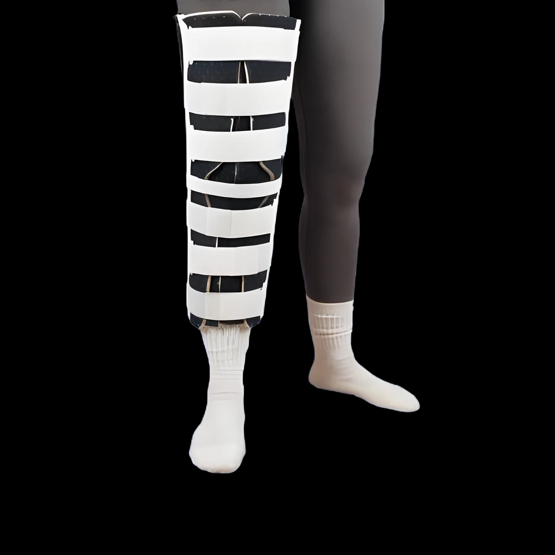 Knee Immobilizer DeRoyal® One Size Fits Most 24 Inch Length Left or Right Knee - 7091-07