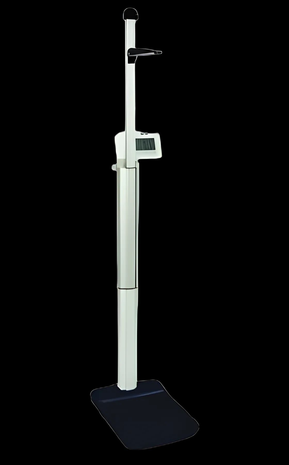 Column Scale with Height Rod Tanita® Digital Display 660 lbs. / 300 kg Capacity Black / White AC Adapter / Battery Operated