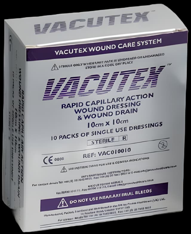 Vacutex™ 4x4 Rapid Capillary Wound Dressing