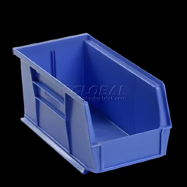 Storage Bin Global Industrial™ Blue Plastic 5 X 5-1/2 X 10-7/8 Inch