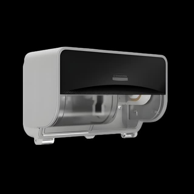 Toilet Tissue Dispenser Kimberly-Clark Professional™ ICON™ Black Mosaic Manual Pull 2 Rolls Wall Mount - 58722