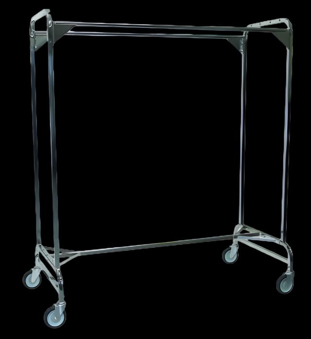 Double Garment Rack Chrome - 722