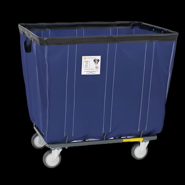 10 Bushel Medical Basket Truck - Non-Marking Casters