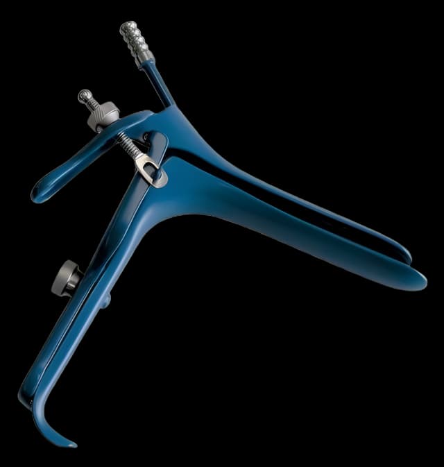 Electrosurgical Vaginal Speculum BR Surgical Pederson NonSterile Surgical Grade Coated German Stainless Steel Small Double Blade Duckbill with PSE Tube Reusable Without Light Source Capability