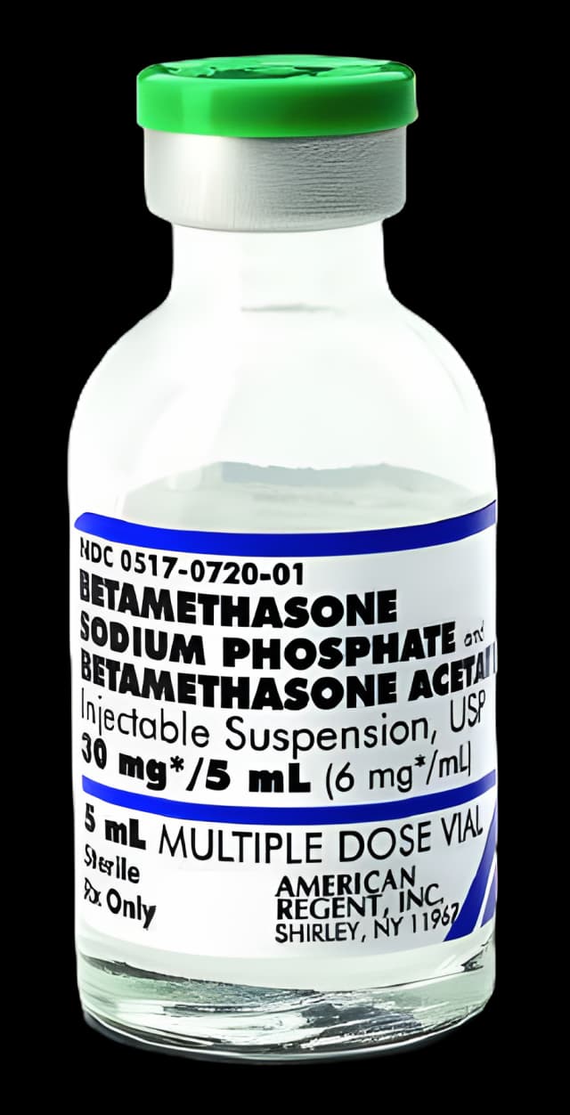 Betamethasone Sodium Phosphate / Betamethasone Acetate 6 mg / mL Injection Multiple-Dose Vial 5 mL