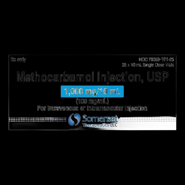 Methocarbamol Injection 100mg/mL - Somerset Therapeutics