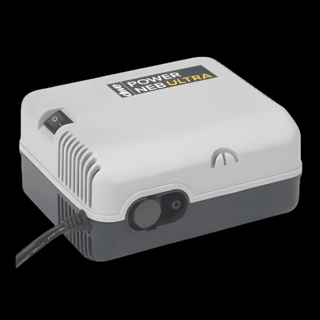 Power Neb Ultra Compressor Nebulizer System Small Volume Medication Cup Universal Mouthpiece Delivery - 18081