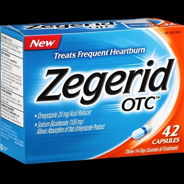 Antacid Zegerid OTC® 1100 mg - 20 mg Strength Capsule 42 per Box