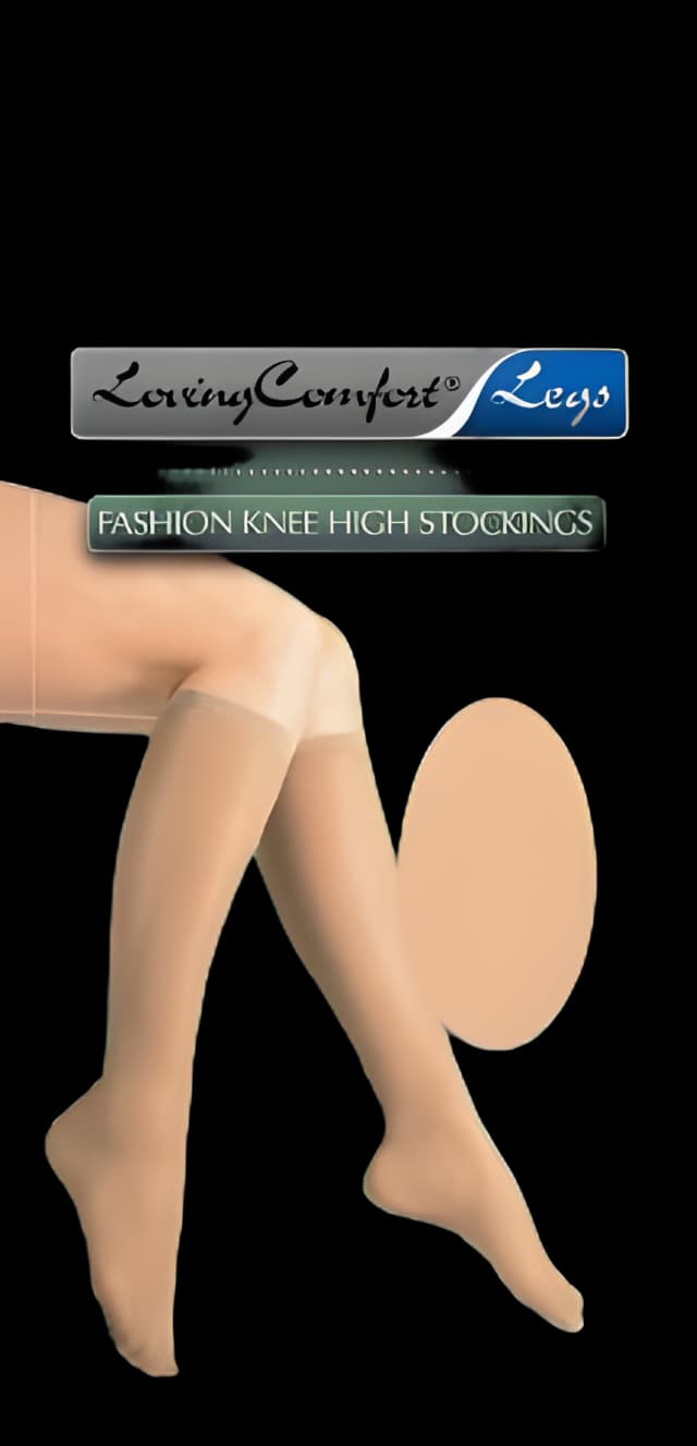 Compression Stocking Knee High Medium Black