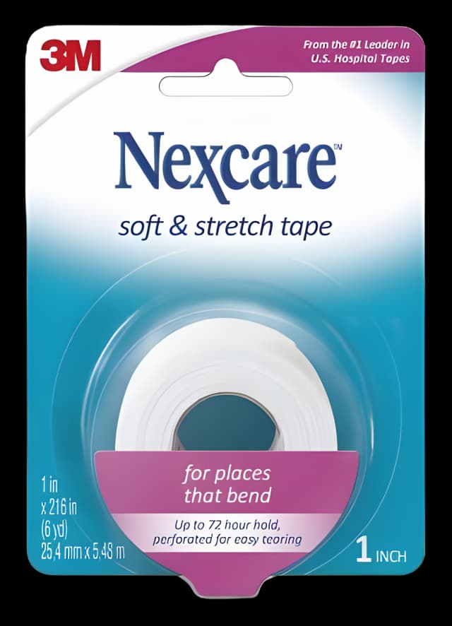 Nexcare Soft Stretch Perforated Medical Tape 1x6 Yards
