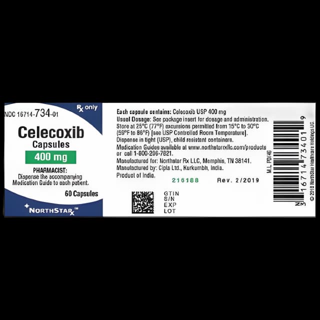 Buy Celecoxib 400mg Capsules - NorthStar Rx | 60 Pack