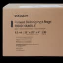 Patient Belongings Bag McKesson 4 X 20 X 20 Inch Polyethylene Snap Closure White