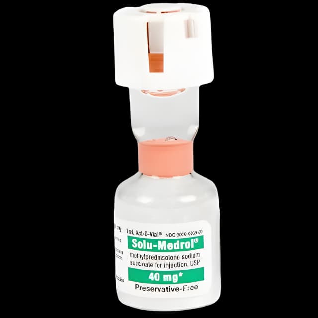 Solu-Medrol 40 mg/mL Methylprednisolone Injection - Preservative-Free