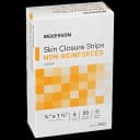Skin Closure Strip McKesson 1/4 X 1-1/2 Inch Nonwoven Material Flexible Strip Tan