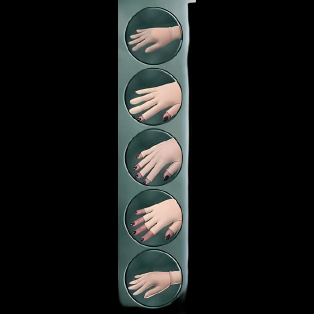 Support Gloves Occumitts® My Way Full Finger Small Wrist Length Hand Specific Pair Nylon / Spandex