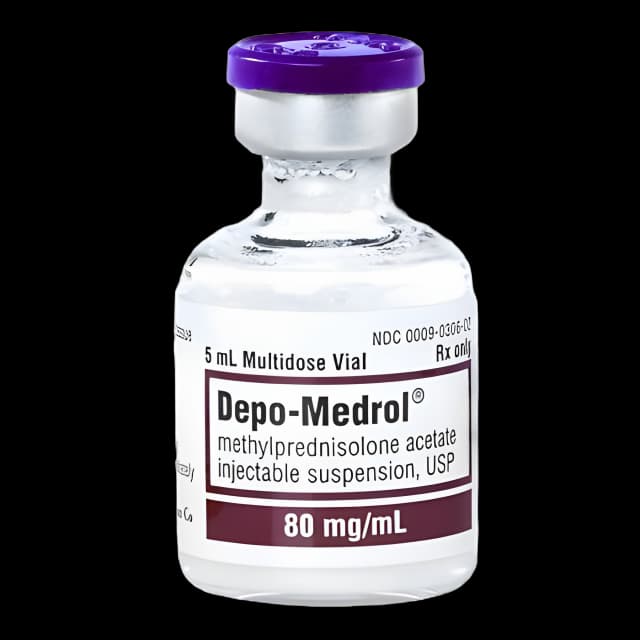 Depo-Medrol® Methylprednisolone Acetate 80 mg / mL Injection Multiple-Dose Vial 5 mL - 00009030602