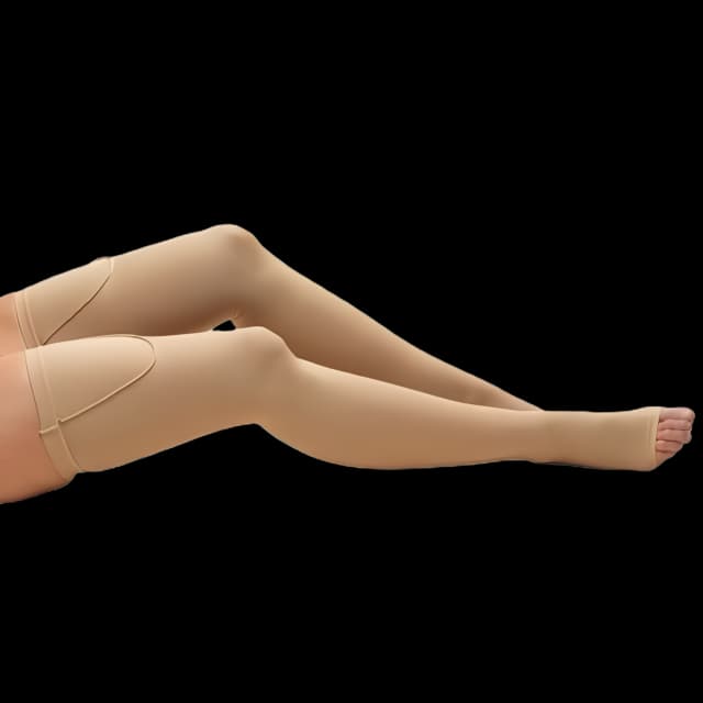 Anti-embolism Stocking Truform® Thigh High Large Beige Open Toe