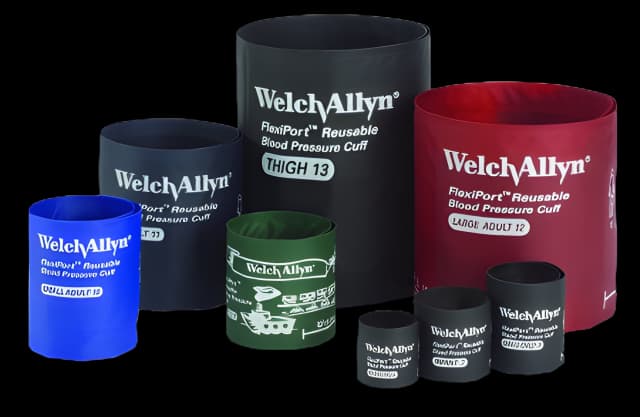 Reusable Blood Pressure Cuff and Bulb FlexiPort® 15 to 21 cm Arm Nylon Cuff Child Cuff - REUSE-09-2BV