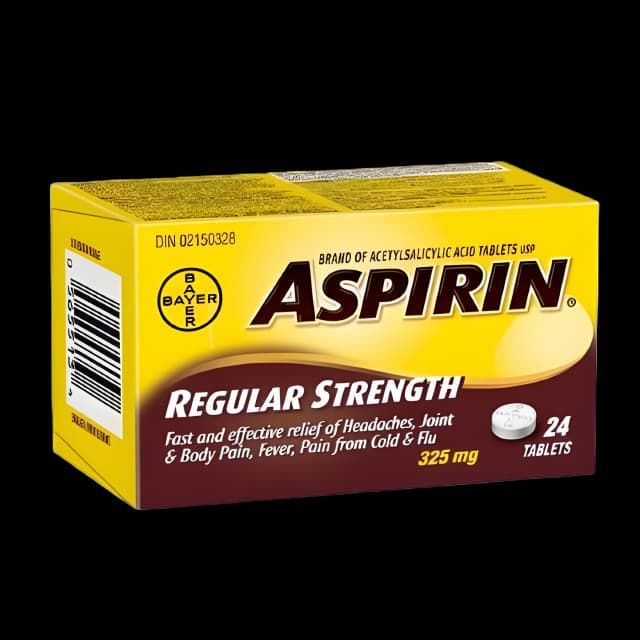 Pain Relief Bayer® 325 mg Strength Aspirin Tablet 24 per Bottle