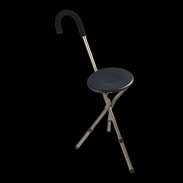 Nova Folding Seat Cane - Lightweight, Adjustable Height