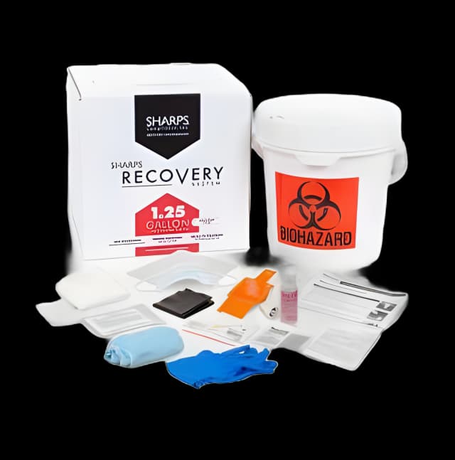 Spill Kit Sharps Recovery System