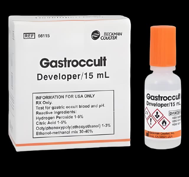 Chemistry Reagent Gastroccult® Developer Gastric Occult Blood Test ph 5 to 5.5 15 mL