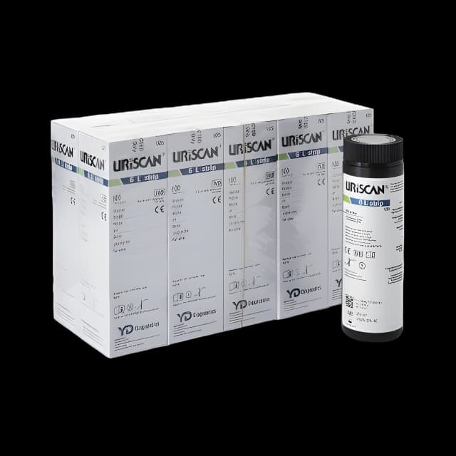 Uriscan® Urinalysis Test Strips - Blood, Glucose, pH & More