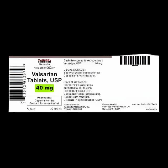 Buy Valsartan 40 mg Tablets - Macleods Pharma | 30 Count