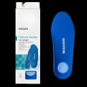McKesson Brand Insole Full Length Size C Polypropylene / EVA / Polyester / Poron® Black / Blue Male 6 to 6-1/2 / Female 8 to 8-1/2