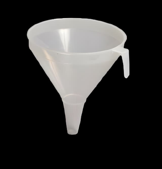 Laboratory Funnel Molded Handle Polypropylene 48 oz.
