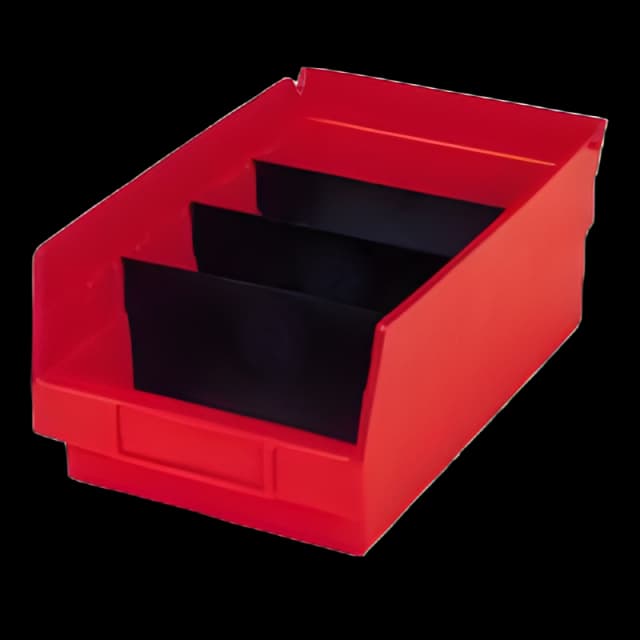 Bin Width Divider Akro-Mils® 5-1/2 Inch Black Polypropylene