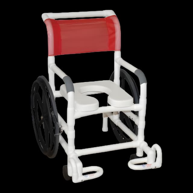 MJM PVC Shower Chair 350 lbs Capacity - Open Front Seat