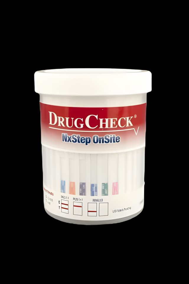 Drugs of Abuse Test Kit DrugCheck® NxStep OnSite AMP, COC, mAMP/MET, OPI, OXY, THC 25 Tests CLIA Waived
